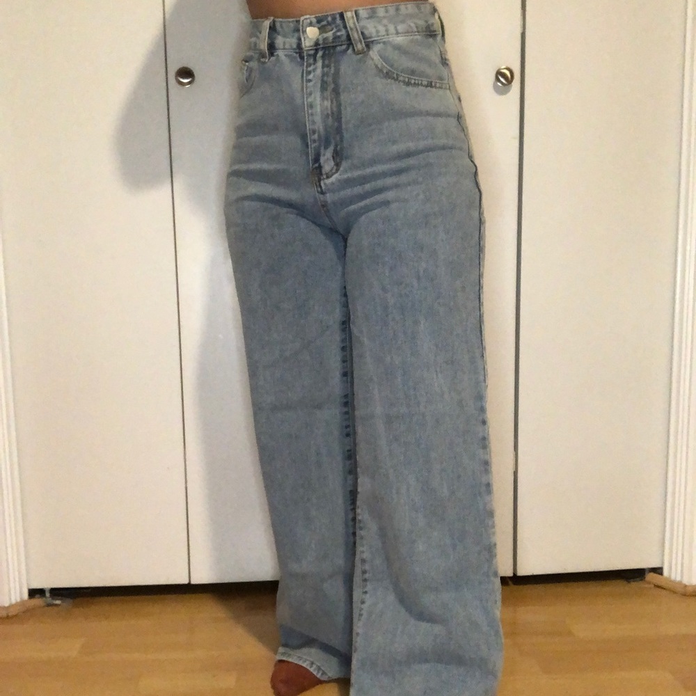 Wide leg jeans from Shein